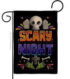 Scary Night - Halloween Fall Vertical Impressions Decorative Flags HG137296 Made In USA