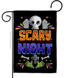 Scary Night - Halloween Fall Vertical Impressions Decorative Flags HG137296 Made In USA