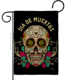 Dia De Muertos - Halloween Fall Vertical Impressions Decorative Flags HG137382 Made In USA