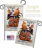 Trick Or Treat Day - Halloween Fall Vertical Impressions Decorative Flags HG190172 Made In USA