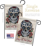 Day of the Dead - Halloween Fall Vertical Impressions Decorative Flags HG191026 Made In USA