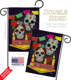 Dia de los Muertos - Halloween Fall Vertical Impressions Decorative Flags HG191029 Made In USA