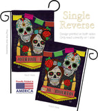 Dia de los Muertos - Halloween Fall Vertical Impressions Decorative Flags HG191029 Made In USA