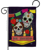 Dia de los Muertos - Halloween Fall Vertical Impressions Decorative Flags HG191029 Made In USA