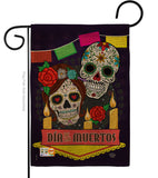 Dia de los Muertos - Halloween Fall Vertical Impressions Decorative Flags HG191029 Made In USA