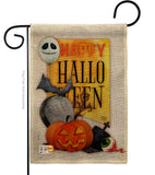 Happy Halloween Spirit - Halloween Fall Vertical Impressions Decorative Flags HG192073 Made In USA