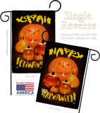 Halloween Pumpkin Patch - Halloween Fall Vertical Impressions Decorative Flags HG192125 Made In USA