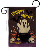 Spooky Night - Halloween Fall Vertical Impressions Decorative Flags HG192219 Made In USA