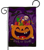 Happy Pumpkin - Halloween Fall Vertical Impressions Decorative Flags HG192243 Made In USA