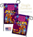 Happy Di de Muertos - Halloween Fall Vertical Impressions Decorative Flags HG192244 Made In USA