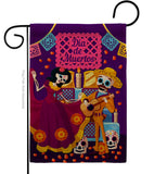 Happy Di de Muertos - Halloween Fall Vertical Impressions Decorative Flags HG192244 Made In USA