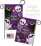 Trick ot Treat - Halloween Fall Vertical Impressions Decorative Flags HG192255 Made In USA