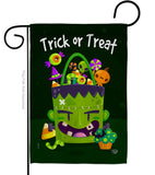 Sweet Monster Treat - Halloween Fall Vertical Impressions Decorative Flags HG192284 Made In USA