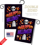 Halloween Treat - Halloween Fall Vertical Impressions Decorative Flags HG192285 Made In USA