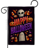 Halloween Treat - Halloween Fall Vertical Impressions Decorative Flags HG192285 Made In USA