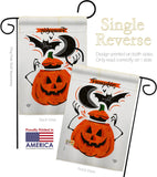 Pumpkins Night - Halloween Fall Vertical Impressions Decorative Flags HG192676 Made In USA