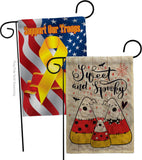 Sweet Candy Corns - Halloween Fall Vertical Impressions Decorative Flags HG130414 Made In USA