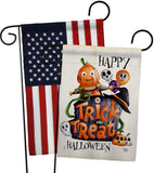 Trick Or Treat Day - Halloween Fall Vertical Impressions Decorative Flags HG190172 Made In USA