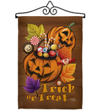 Candy Pumpkin - Halloween Fall Vertical Impressions Decorative Flags HG112003 Made In USA