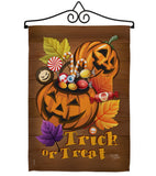 Candy Pumpkin - Halloween Fall Vertical Impressions Decorative Flags HG112003 Made In USA