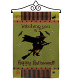 Witching You - Halloween Fall Vertical Impressions Decorative Flags HG112053 Made In USA