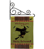 Witching You - Halloween Fall Vertical Impressions Decorative Flags HG112053 Made In USA