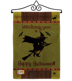 Witching You - Halloween Fall Vertical Impressions Decorative Flags HG112053 Made In USA