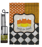 Trick or Treat - Halloween Fall Vertical Impressions Decorative Flags HG112056 Made In USA