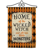 Wicked Home - Halloween Fall Vertical Impressions Decorative Flags HG112059 Made In USA