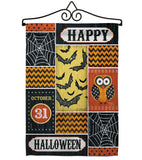 Halloween Happy - Halloween Fall Vertical Impressions Decorative Flags HG112060 Made In USA