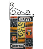 Halloween Happy - Halloween Fall Vertical Impressions Decorative Flags HG112060 Made In USA