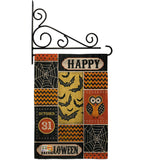 Halloween Happy - Halloween Fall Vertical Impressions Decorative Flags HG112060 Made In USA