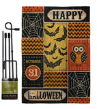 Halloween Happy - Halloween Fall Vertical Impressions Decorative Flags HG112060 Made In USA