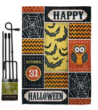 Halloween Happy - Halloween Fall Vertical Impressions Decorative Flags HG112060 Made In USA