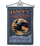 A Spooky Night To All - Halloween Fall Vertical Impressions Decorative Flags HG112063 Made In USA