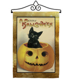 Merry Halloween - Halloween Fall Vertical Impressions Decorative Flags HG112065 Made In USA
