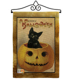 Merry Halloween - Halloween Fall Vertical Impressions Decorative Flags HG112065 Made In USA