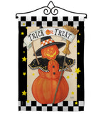 Jack-O-Lantern Witch - Halloween Fall Vertical Impressions Decorative Flags HG112070 Made In USA