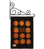 Pumpkins Boo - Halloween Fall Vertical Impressions Decorative Flags HG112071 Made In USA