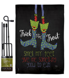 Smell My Feet - Halloween Fall Vertical Impressions Decorative Flags HG112072 Made In USA