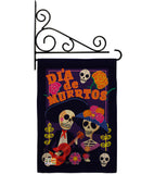 Dia de Muertos Couple - Halloween Fall Vertical Impressions Decorative Flags HG112077 Made In USA