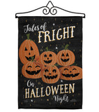 Fright on Halloween Night - Halloween Fall Vertical Impressions Decorative Flags HG112083 Made In USA