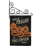 Fright on Halloween Night - Halloween Fall Vertical Impressions Decorative Flags HG112083 Made In USA