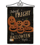 Fright on Halloween Night - Halloween Fall Vertical Impressions Decorative Flags HG112083 Made In USA