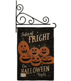 Fright on Halloween Night - Halloween Fall Vertical Impressions Decorative Flags HG112083 Made In USA