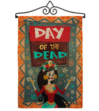 Joyful Day of Dead - Halloween Fall Vertical Impressions Decorative Flags HG112092 Made In USA