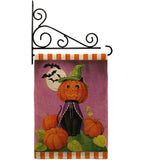 Happy Haunting Cat - Halloween Fall Vertical Impressions Decorative Flags HG112094 Made In USA