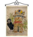 Yorkshire Scarecrow - Halloween Fall Vertical Impressions Decorative Flags HG112096 Made In USA