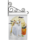 Ghost Cat - Halloween Fall Vertical Impressions Decorative Flags HG112097 Made In USA