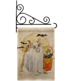 Ghost Cat - Halloween Fall Vertical Impressions Decorative Flags HG112097 Made In USA